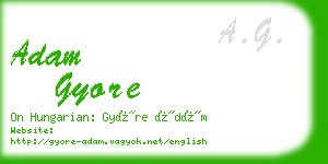 adam gyore business card